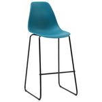 ZNTS 3 Piece Bar Set Plastic Turquoise 279925