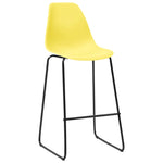 ZNTS 5 Piece Bar Set Plastic Yellow 279981