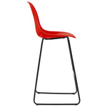 ZNTS 3 Piece Bar Set Plastic Red 279982