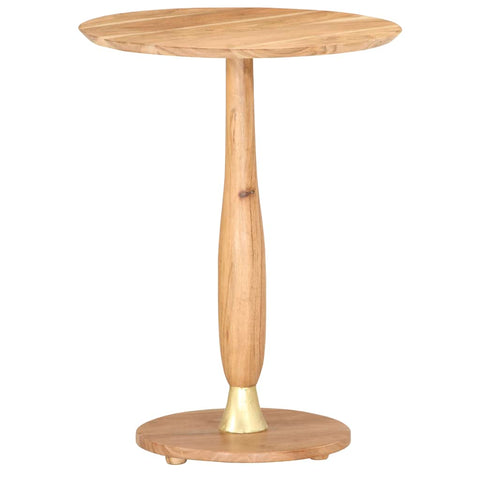 ZNTS Side Table 45 cm Solid Acacia Wood 287444