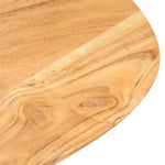 ZNTS Side Table 45 cm Solid Acacia Wood 287444
