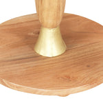 ZNTS Side Table 45 cm Solid Acacia Wood 287444