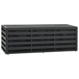 ZNTS Garden Storage Box Aluminium 150x50x50 cm Anthracite 49248