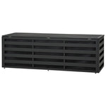 ZNTS Garden Storage Box Aluminium 150x50x50 cm Anthracite 49248