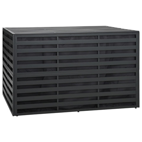 ZNTS Garden Storage Box Aluminium 150x100x100 cm Anthracite 49249