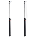 ZNTS Garden Solar Shower Black 215 cm 8 L 92295