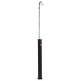 ZNTS Garden Solar Shower Black 215 cm 8 L 92295