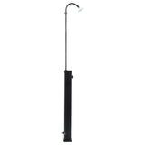 ZNTS Garden Solar Shower Black 215 cm 8 L 92295