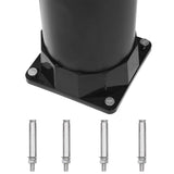 ZNTS Garden Solar Shower Black 215 cm 8 L 92295