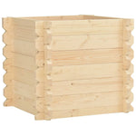 ZNTS Raised Bed 42 mm 100x100x87.8 cm Solid Spruce Wood 49417