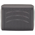 ZNTS Side Table Mocha 54x54x36.5 cm Plastic 48776