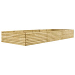 ZNTS Garden Raised Bed 450x150x48 cm Impregnated Pinewood 19 mm 49151