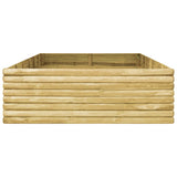 ZNTS Garden Raised Bed 450x150x48 cm Impregnated Pinewood 19 mm 49151