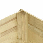 ZNTS Garden Raised Bed 450x150x48 cm Impregnated Pinewood 19 mm 49151