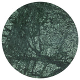ZNTS Coffee Table Green 40x40x40 cm Real Stone with Marble Texture 286453