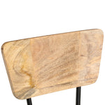 ZNTS Dining Chairs 2 pcs Solid Mango Wood 286455
