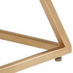 ZNTS Side Tables 2 pcs Solid Mango Wood and Steel 286467