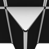 ZNTS 8-Panel Folding Exhibition Display Wall 181x200 cm Black 51217