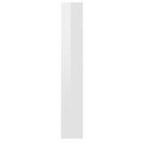 ZNTS Book Cabinet High Gloss White 40x30x189 cm Engineered Wood 800960