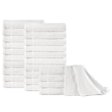 ZNTS Hand Towels 25 pcs Cotton 350 gsm 50x100 cm White 134618