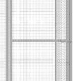 ZNTS Cat Cage 1.5x1.5x1.5 m Galvanised Steel 146356
