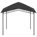 ZNTS Garden Gazebo 3x3x2.9 m Anthracite 180g/m 47821