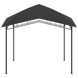 ZNTS Garden Gazebo 3x3x2.9 m Anthracite 180g/m 47821
