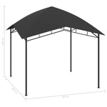 ZNTS Garden Gazebo 3x3x2.9 m Anthracite 180g/m 47821