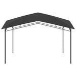 ZNTS Garden Gazebo 4x4x2.9 m Anthracite 180g/m 47823