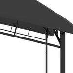 ZNTS Garden Gazebo 4x4x2.9 m Anthracite 180g/m 47823