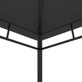 ZNTS Garden Gazebo 4x4x2.9 m Anthracite 180g/m 47823