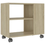 ZNTS Side Table Sonoma Oak 70x35x55 cm Engineered Wood 802123