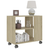 ZNTS Side Table Sonoma Oak 70x35x55 cm Engineered Wood 802123
