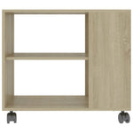 ZNTS Side Table Sonoma Oak 70x35x55 cm Engineered Wood 802123