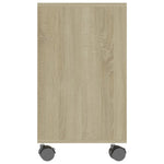 ZNTS Side Table Sonoma Oak 70x35x55 cm Engineered Wood 802123