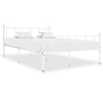 ZNTS Bed Frame White Metal 180x200 cm 6FT Super King 284634