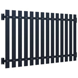 ZNTS Fence Panel Anthracite 170.5x75 cm Powder-coated Steel 146475