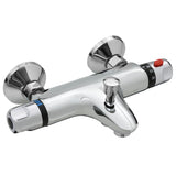 ZNTS Thermostatic Bathtub Shower Mixer Faucet Chrome 146494