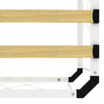 ZNTS Bed Frame White Metal 120x200 cm 284582