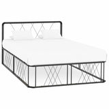 ZNTS Bed Frame Grey Metal 120x200 cm 284596