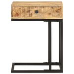 ZNTS U-Shaped Side Table 45x30x61 cm Solid Mango Wood 289091