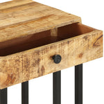 ZNTS U-Shaped Side Table 45x30x61 cm Solid Mango Wood 289091