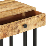 ZNTS U-Shaped Side Table 45x30x61 cm Solid Mango Wood 289091