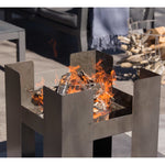 ZNTS RedFire Fire Pit Hollola Grey Steel 433448