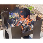 ZNTS RedFire Fire Pit Hollola Grey Steel 433448