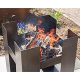ZNTS RedFire Fire Pit Hollola Grey Steel 433448