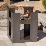 ZNTS RedFire Fire Pit Hollola Grey Steel 433448