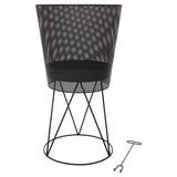 ZNTS RedFire Fire Basket Amarillo Black 441225