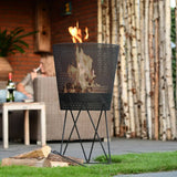 ZNTS RedFire Fire Basket Amarillo Black 441225