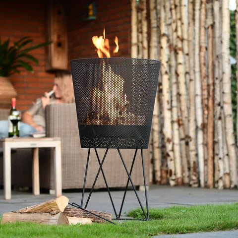 ZNTS RedFire Fire Basket Amarillo Black 441225